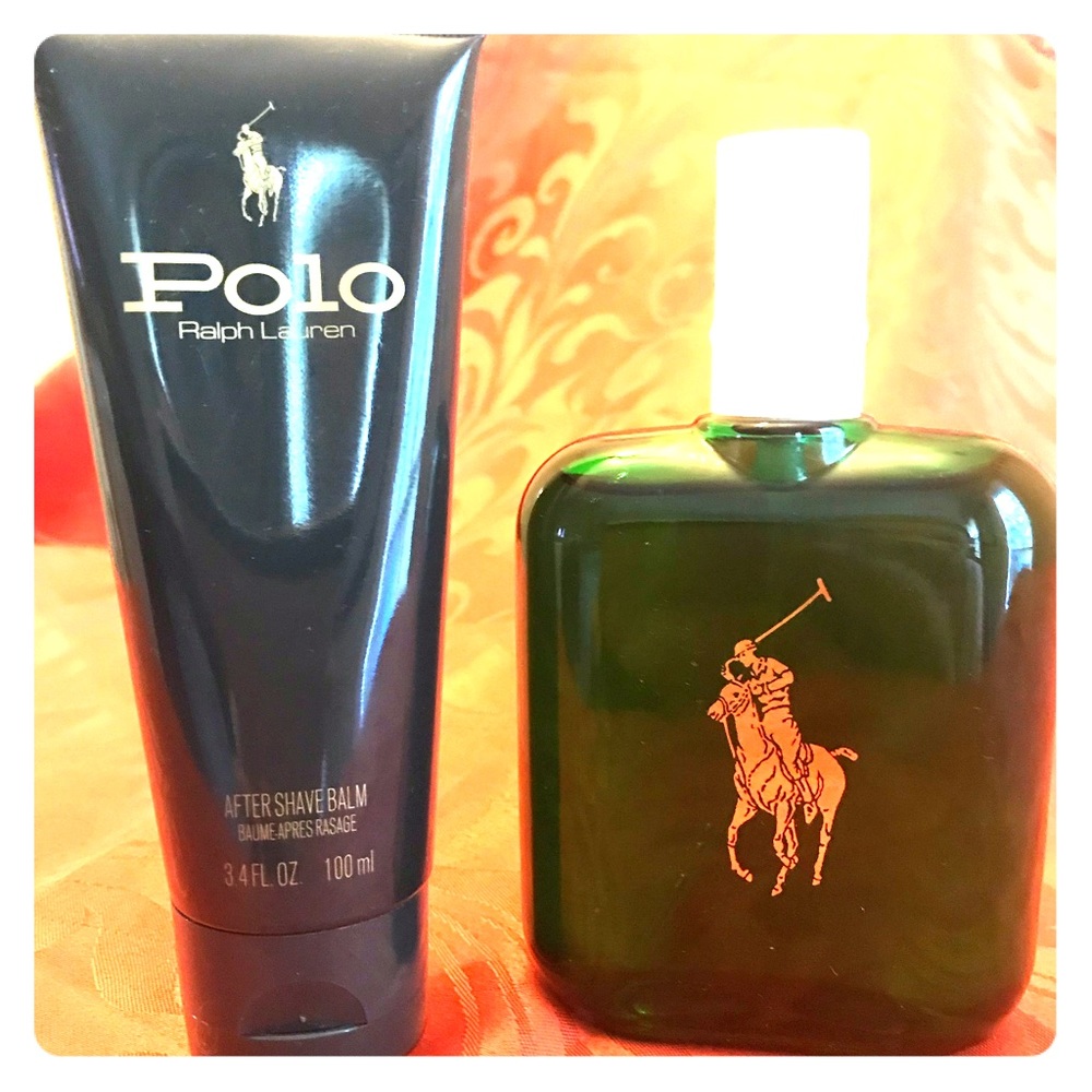 MENS Original POLO GREEN w/ AFTER SHAVE BALM